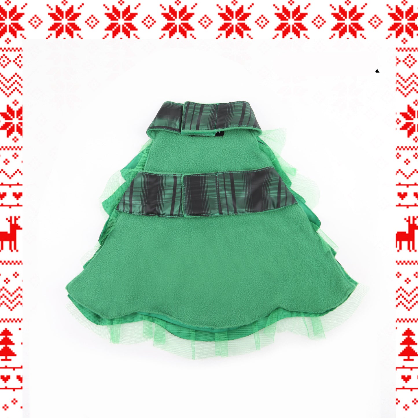 Christmas Tree Cape Cat Costume