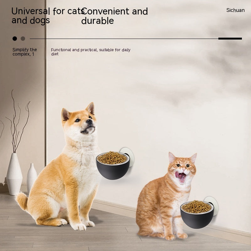 Magnetic Pet Bowl - Cat & Dog Feeder