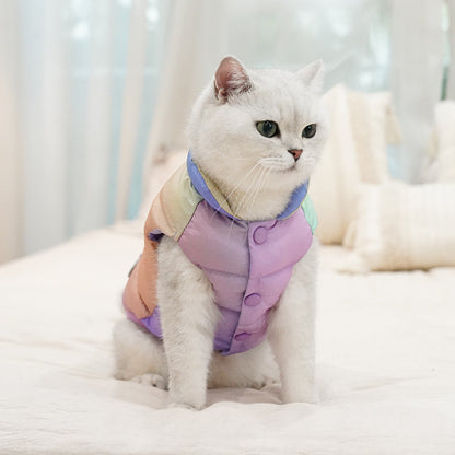 Colorful Bubble cat Vest