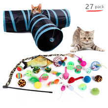 Funny Cat Toy Set with Tunnel