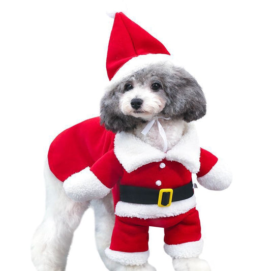 Festive Pet Christmas Standing Costume