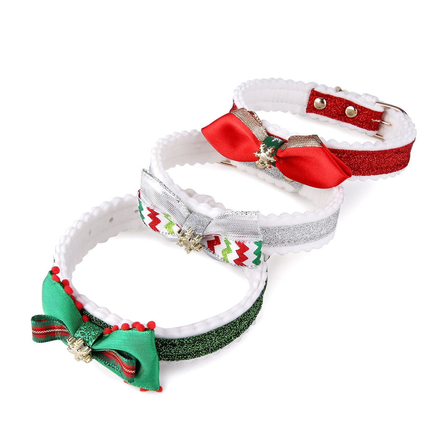 Christmas Bow Tie Cute Cat Collar