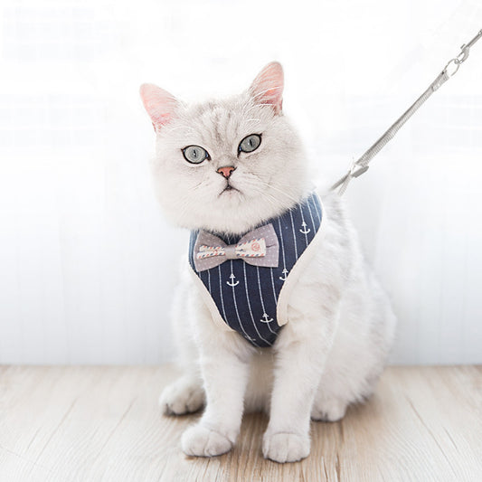 Stylish Bow-Style Cat Leash