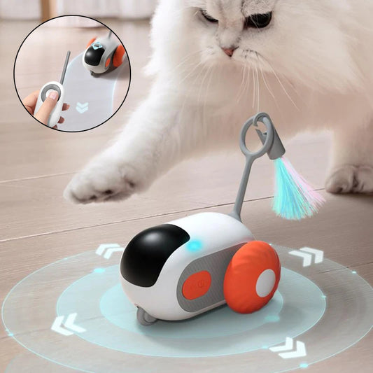 Remote Control Cat Car Toy Interactive USB Charging