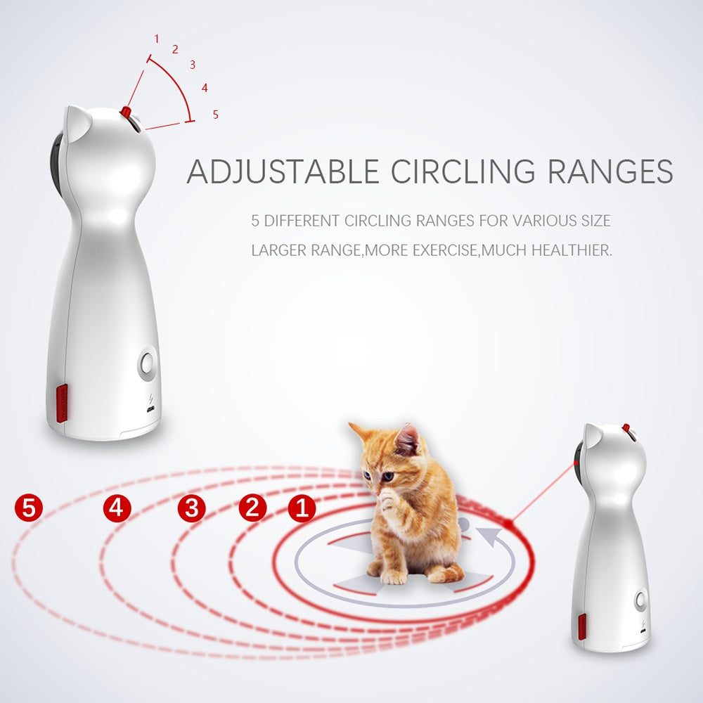 Smart LED Laser Toy for Cat Exercise