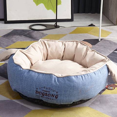 Removable Washable Pet Cave Bed with Cushion