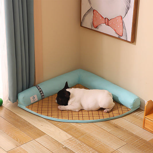Summer Cooling Mat Bamboo Fiber Cat & Dog Bed