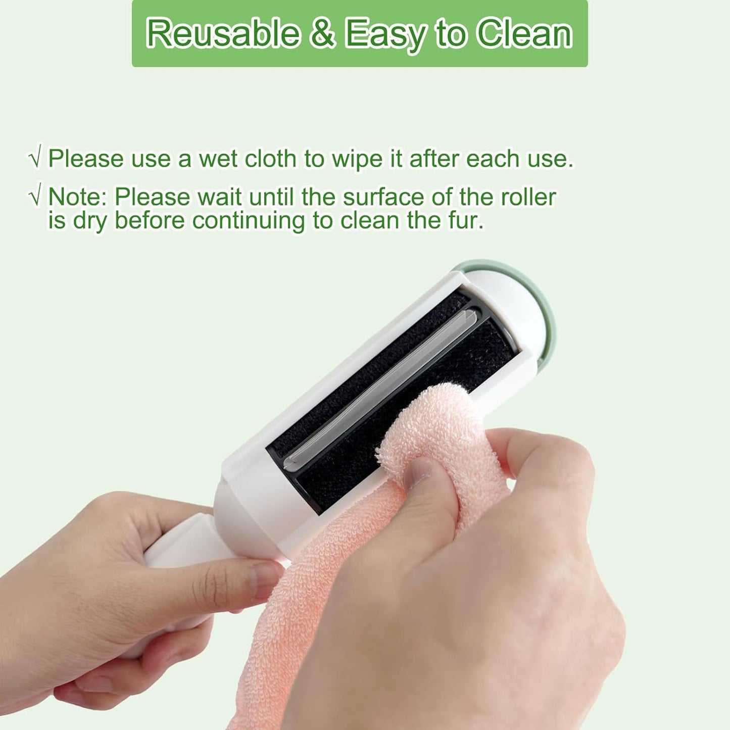 Reusable Pet Hair Remover for Couch, Bedding & More