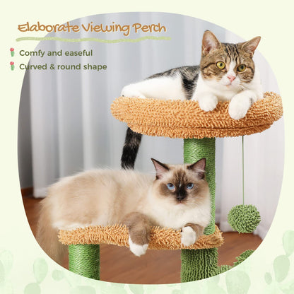 32-inch Cactus Cat Climbing Tree