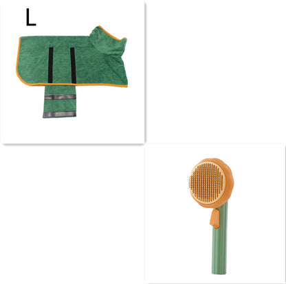 Self-Cleaning Hand-Held Steel Wire Cat Brush