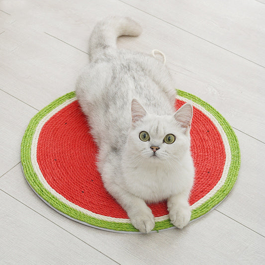 Watermelon Necessities Sisal Cat Scratcher - Cat Scratching Mat