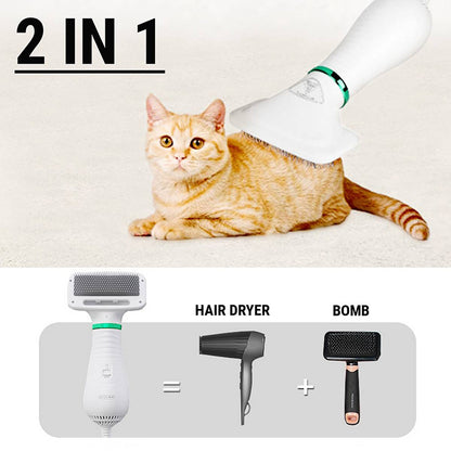 Electric Pet Hair Dryer Brush