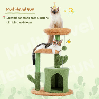 32-inch Cactus Cat Climbing Tree