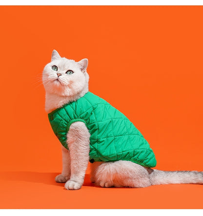 Polar Fleece Vest Cat Clothing