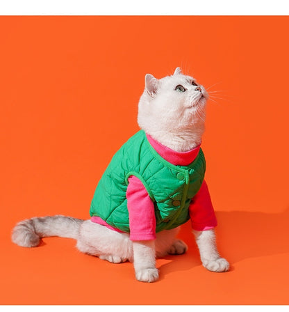 Polar Fleece Vest Cat Clothing