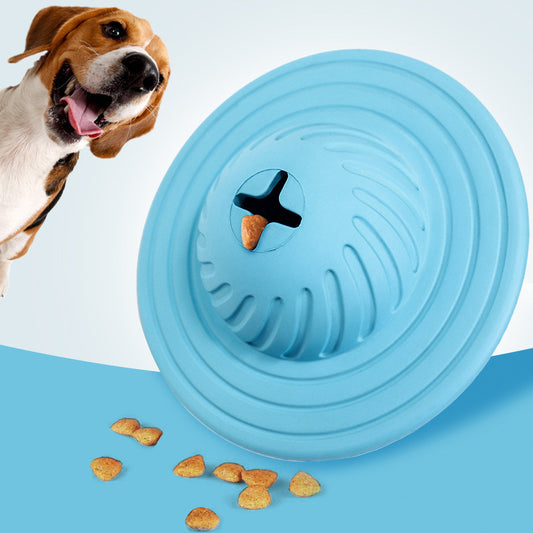 Rubber Flying Saucer Bite Resistant Dog Toy