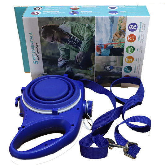 Pet Rope With  With Water Bottle and bowl