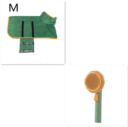 Self-Cleaning Hand-Held Steel Wire Cat Brush