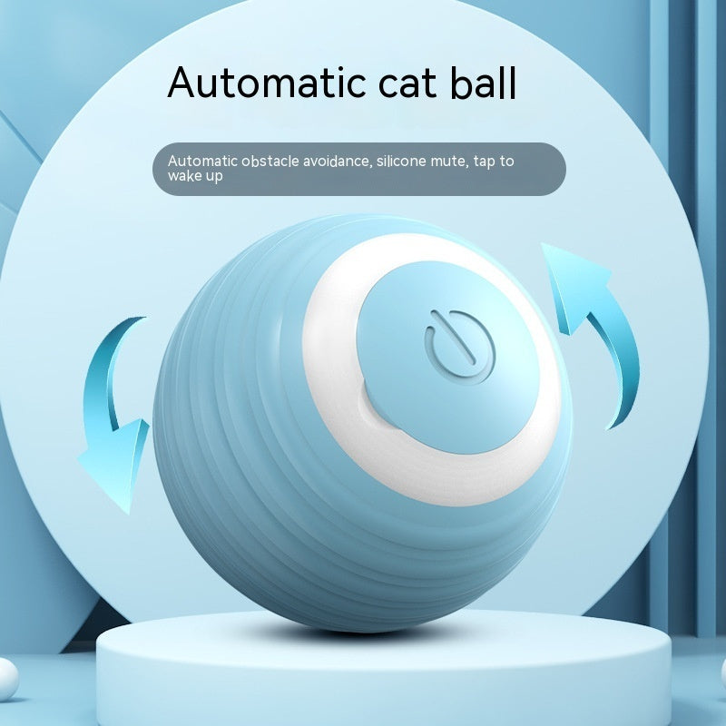 Smart Moving Cat Toy Ball Endless Indoor Fun