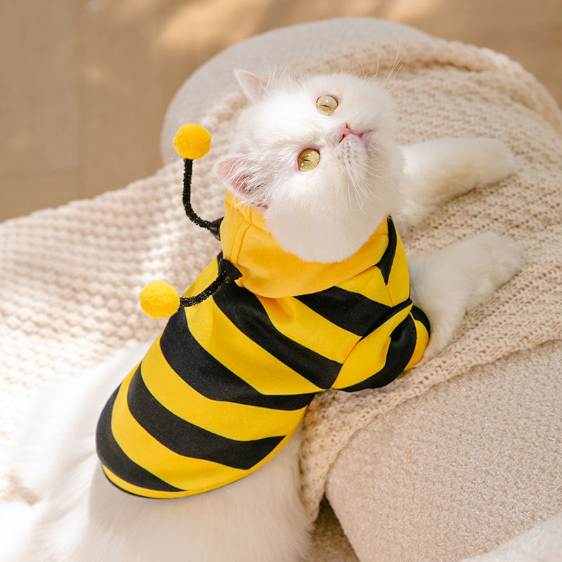 Honeybees Cat Hoodie Shirt