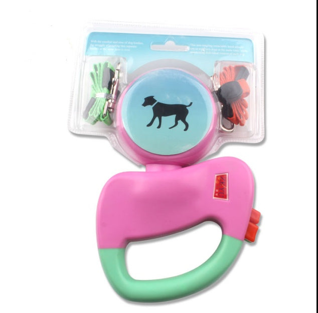 Dual Retractable Walking Dog Leash