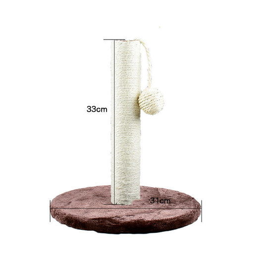 Cat Scratcher Post And Cat Poles With Toy