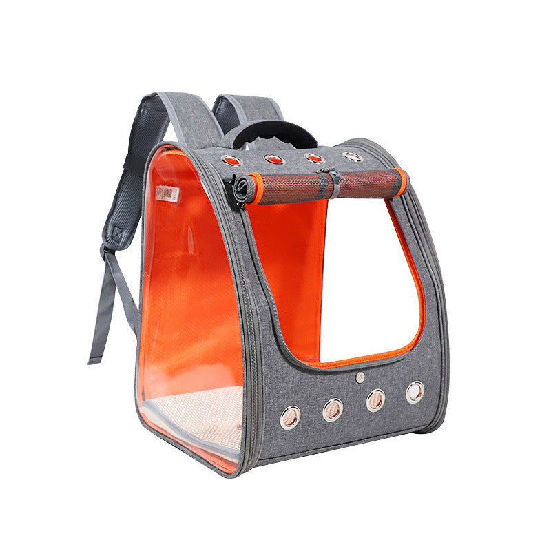 Transparent Pet Backpack for Adventures