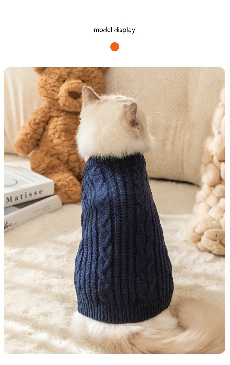 Casual Simple And Warm Cat Sweater