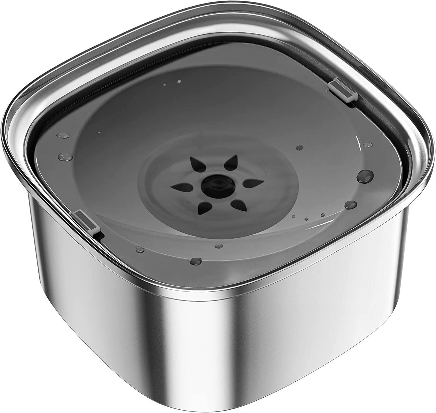 Pet Stainless Steel Water Bowl Large Capacity