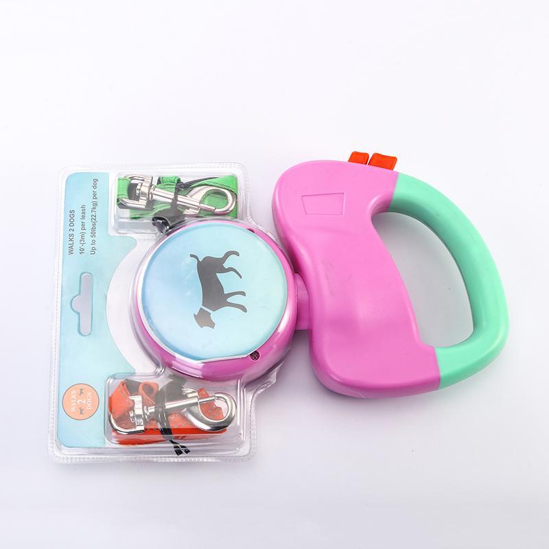 Dual Retractable Walking Dog Leash