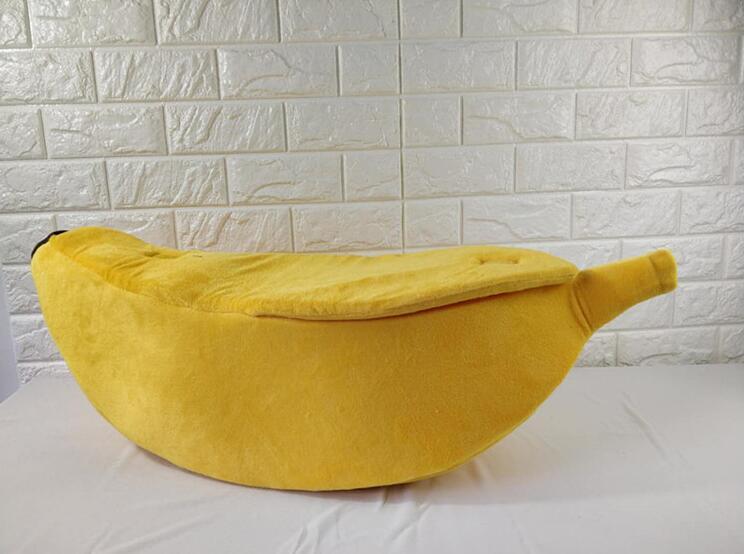 Banana-Shaped cat House Cozy Pet Bed