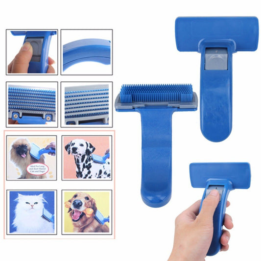 Self-Cleaning Pet Brush Comb for Dogs and Cats