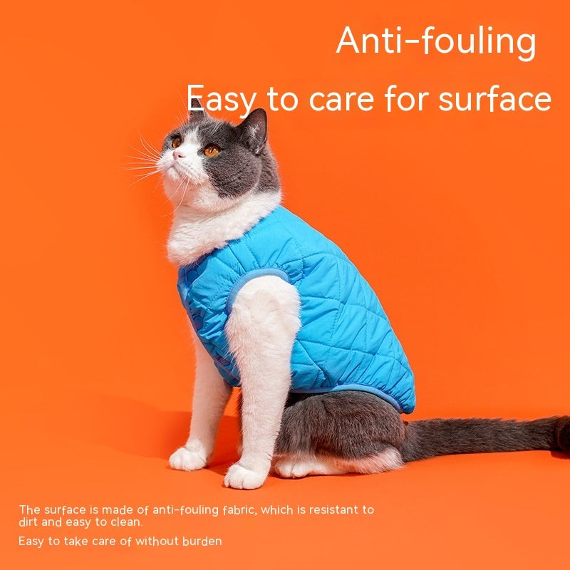 Polar Fleece Vest Cat Clothing