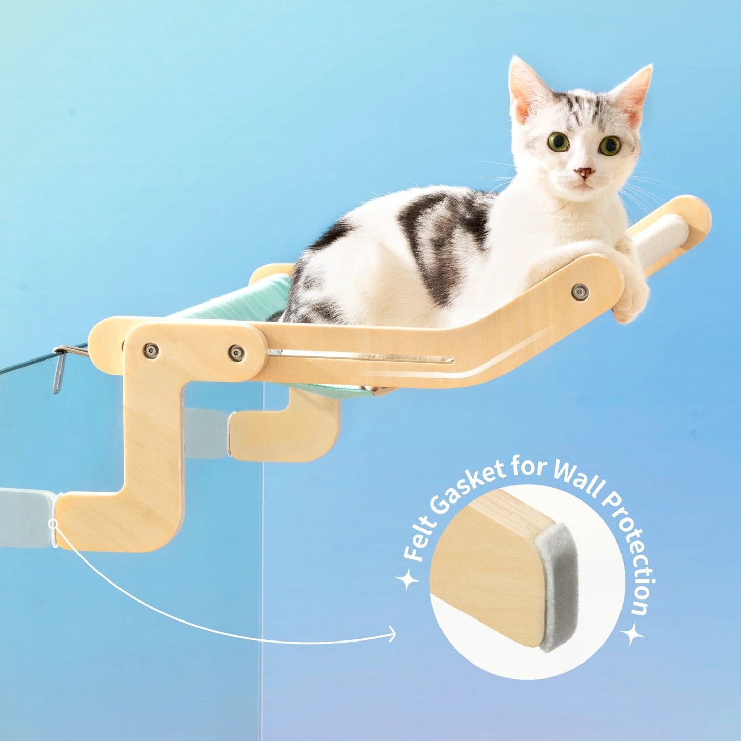 Cat Window Perch - Wooden Assembly Hanging Bed