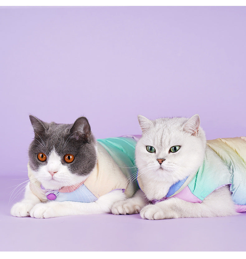 Colorful Bubble cat Vest