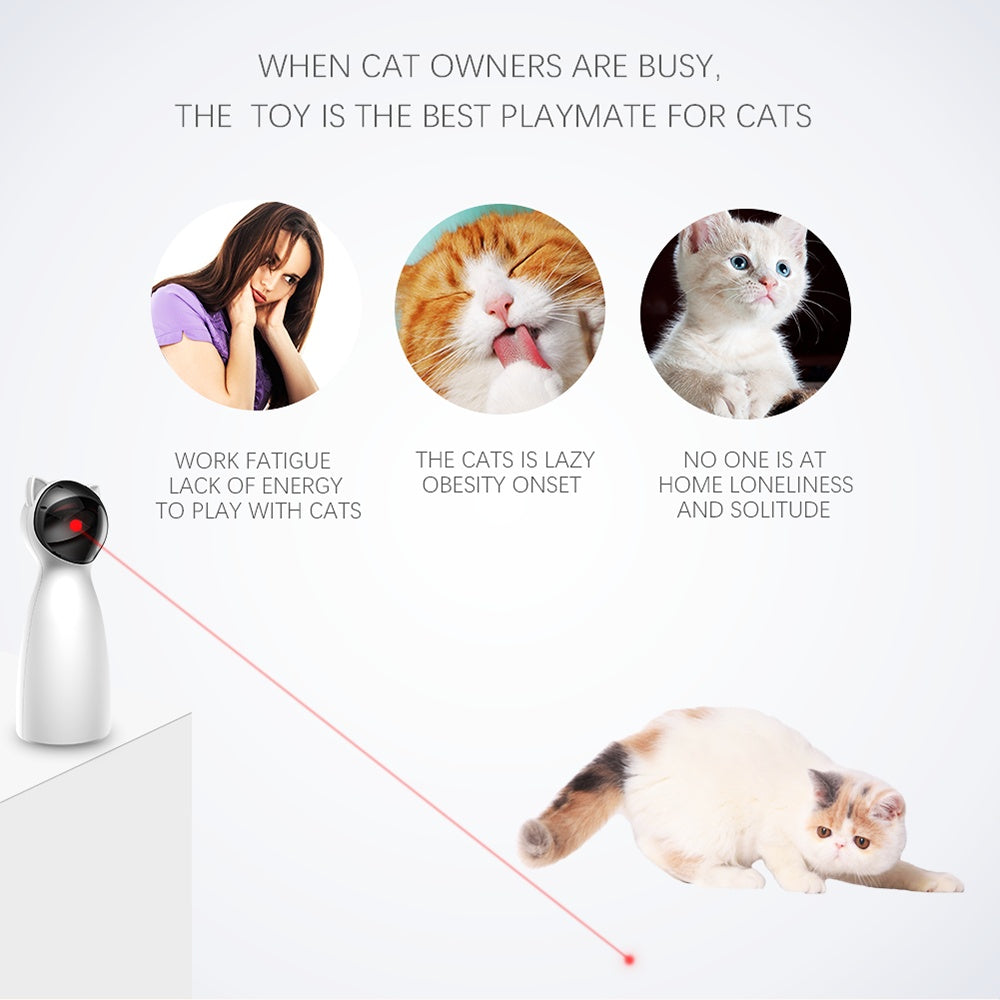 Smart LED Laser Toy for Cat Exercise