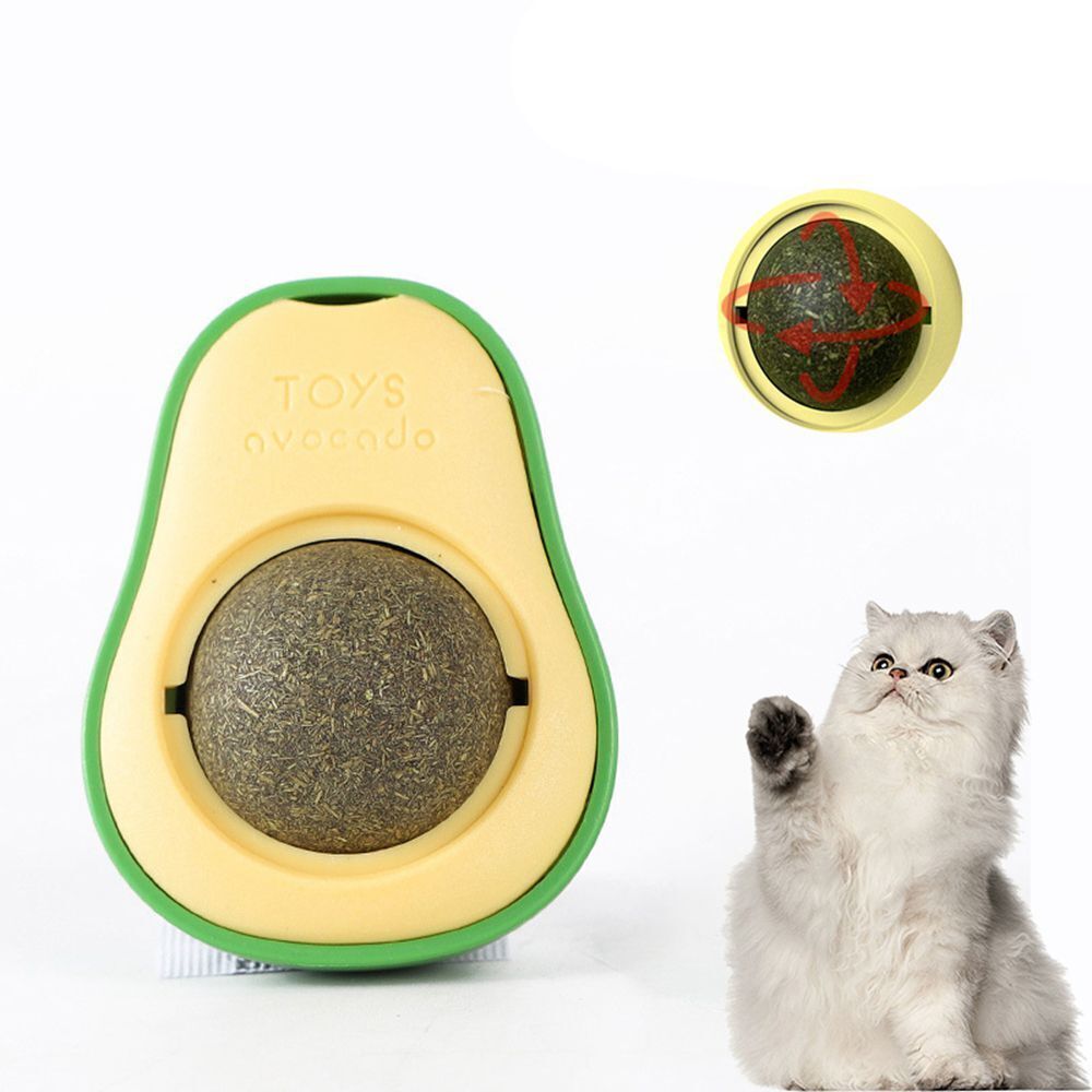 Lovely Avocado-Shaped Catnip Toy