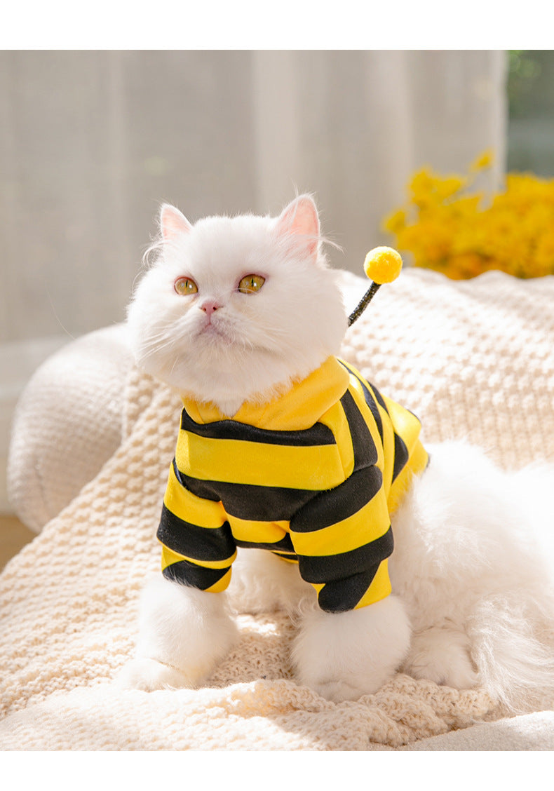 Honeybees Cat Hoodie Shirt