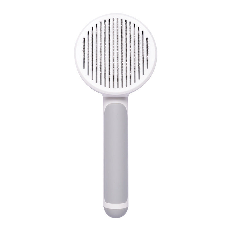 Self-Cleaning Hand-Held Steel Wire Cat Brush