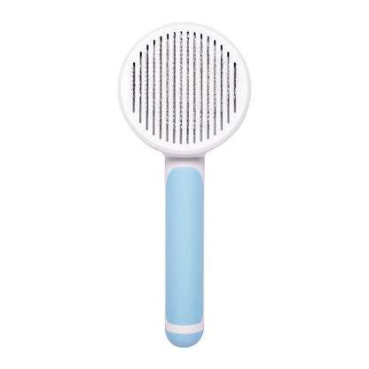 Self-Cleaning Hand-Held Steel Wire Cat Brush