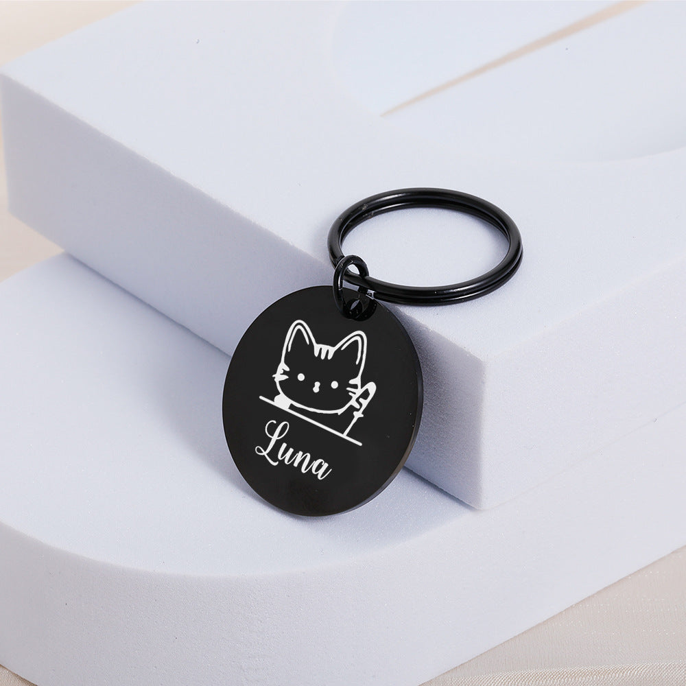 Personalized Pet Id Tags Medal Customized Dog Collar With Name Number