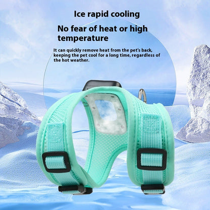 Cooling Dog Vest with Breathable Chest Strap