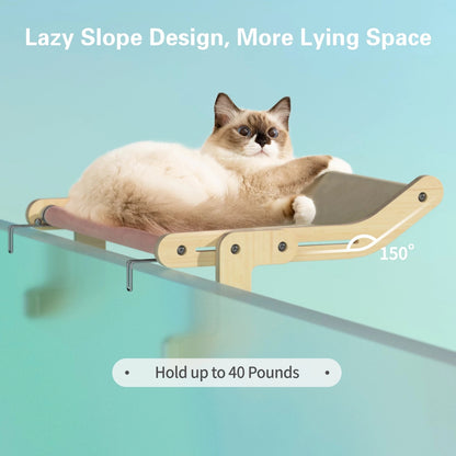 Cat Window Perch - Wooden Assembly Hanging Bed