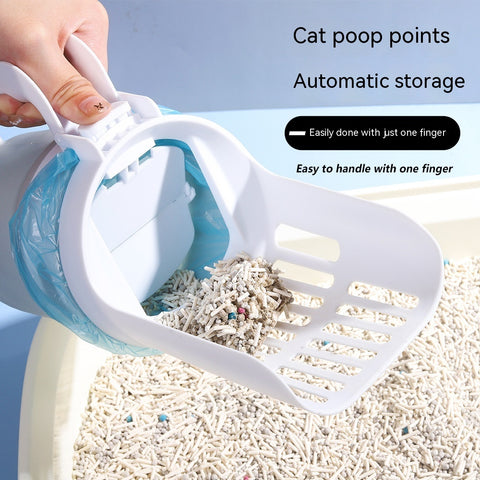Upgraded Wide Cat Litter Scoop with Refill Bags