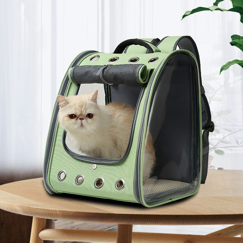 Transparent Pet Backpack for Adventures