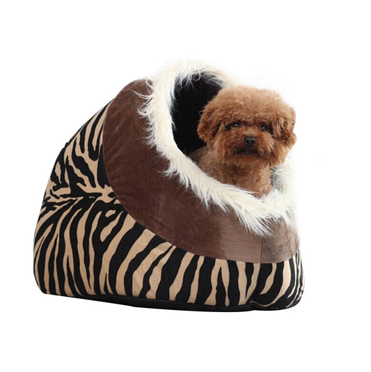 Leopard Print Kennel Versatile Dog Bed & House