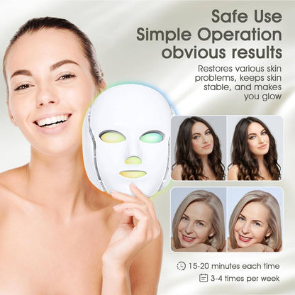 LED Face Mask Light Therapy