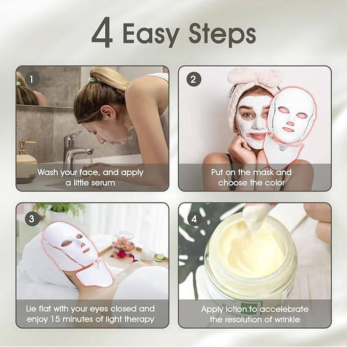 LED Face Mask Light Therapy