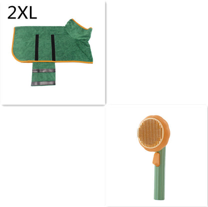 Self-Cleaning Hand-Held Steel Wire Cat Brush