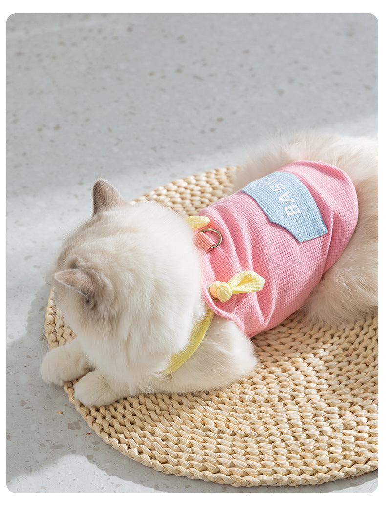 Macaron Pocket Traction Sling Cat Vest